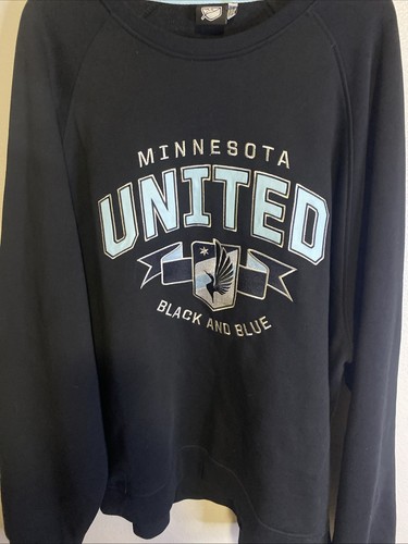 Minnesota United FC - Crewneck Sweatshirt - Adult Large L - Black MLS Brand - Picture 5 of 9