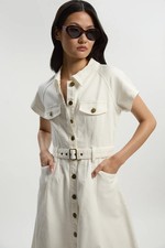 Karen Millen Midi Dress Womens Daywear Dresses