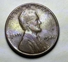 💥 1946 P Wheat Penny Obv & Rev Grease - Weak Strike ERROR