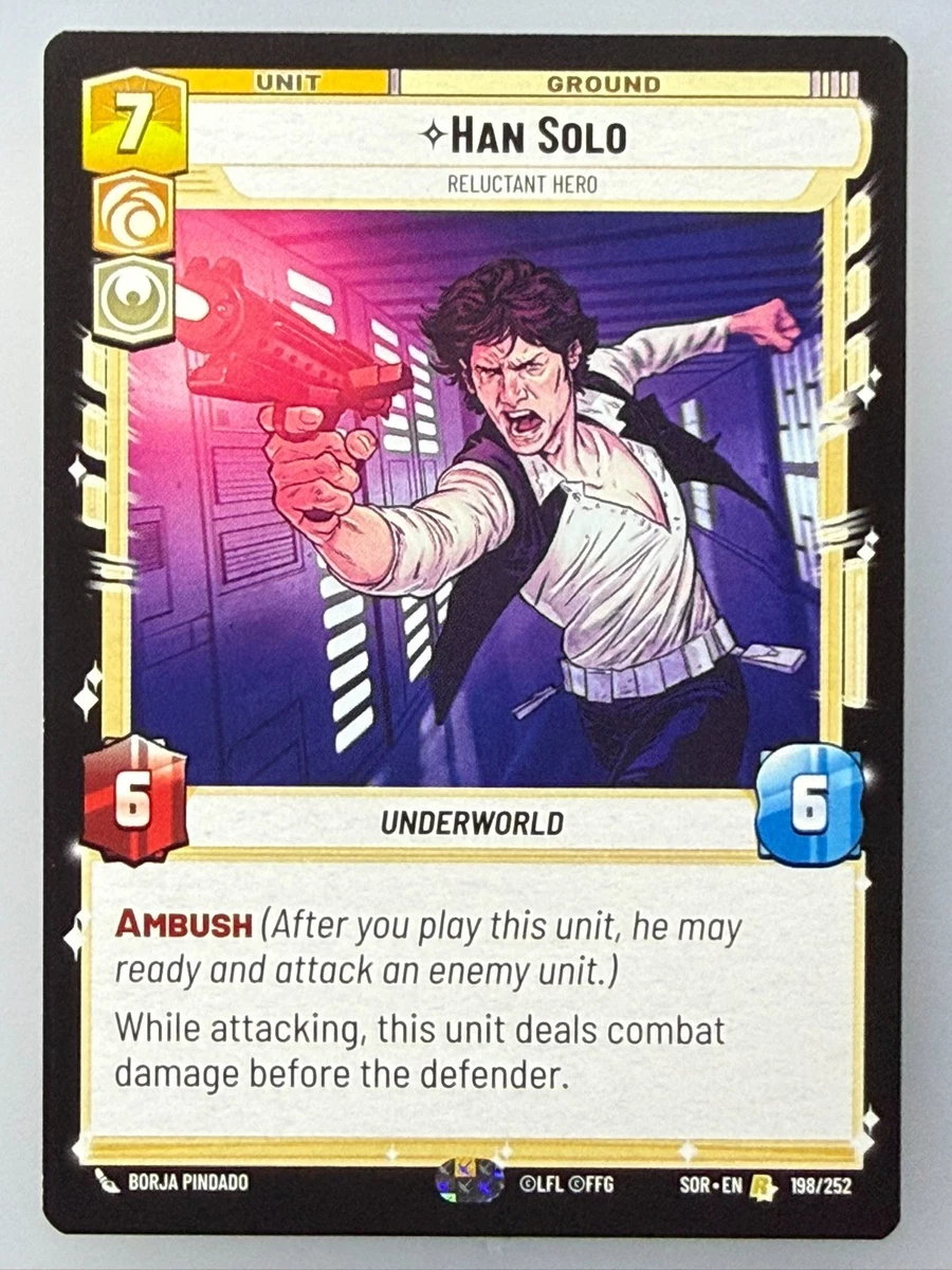 Star Wars CCG Han Solo Individual Collectible Card Game Cards in