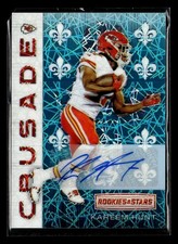 2018 Panini Rookies & Stars Kareem Hunt Crusade Autograph Auto /25 UX8181