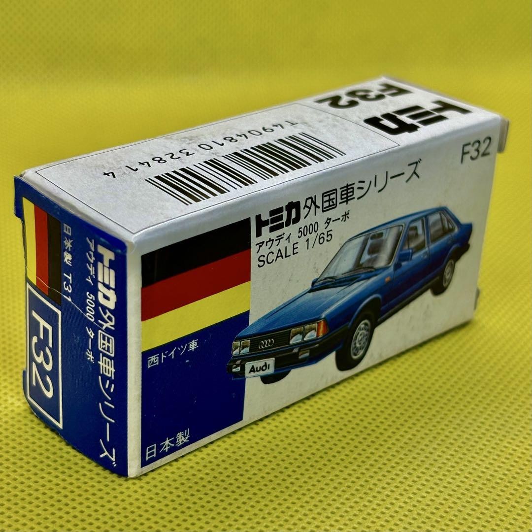 Made In Japan Tomica F32 Audi 5000 Turbo Blue Box | eBay