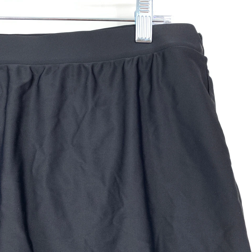 Tropical Honey Women's Size 16 Swimsuit Skirted Bottom Black - Image 3 of 4