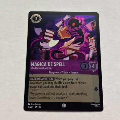 Magica De Spell 41/204 Disney Lorcana Whispers in the Well Common Cold Foil NM