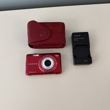 FUJIFILM Finepix JX580 Camera 16MP Compact Camera Digicam - Red 8GB Card/charger