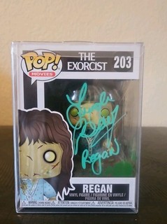 Linda Blair The Exorcist Regan Signed Funko Figure Autograph Beckett