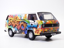 VOLKSWAGEN TRANSPORTER T3 van graffiti 1/24 VW Tag Bravo