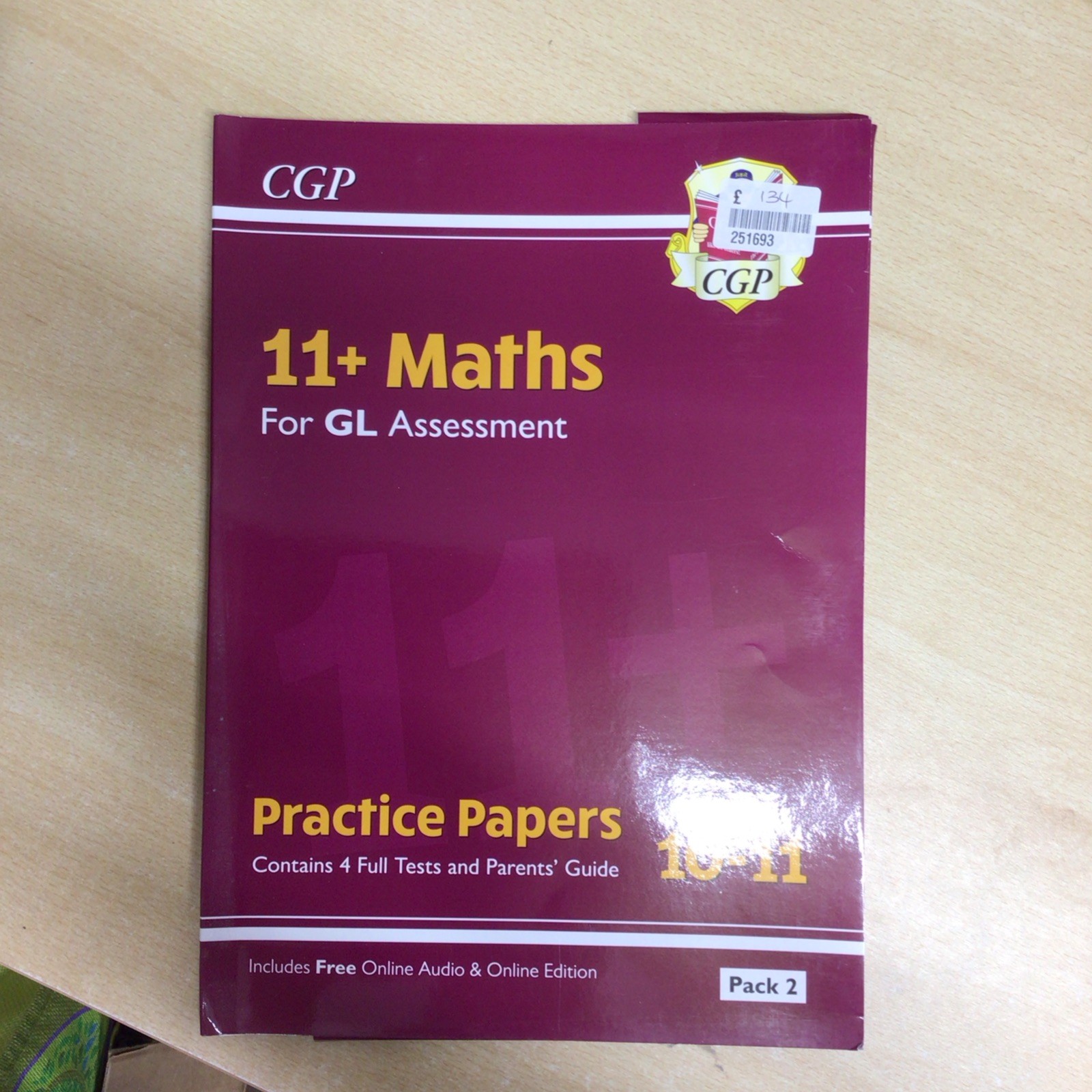 11+ GL Maths Practice Papers: Ages 10-11 ..., CGP Books Pack 2