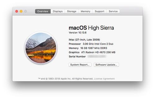 Apple iMac 27-inch Late 2009 3.06GHz/16GB/1TB MB952LL/A A1311 - Excellent Shape! - Picture 6 of 9