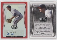 2020 Leaf Metal Draft Red Rainbow /5 Bryce Ball #BA-BB3 Auto