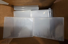 Stampin Up Plastic Clear Mount Stamp Storage Cases 7 1/2"x5 1/4"x5/8" Lot of 24
