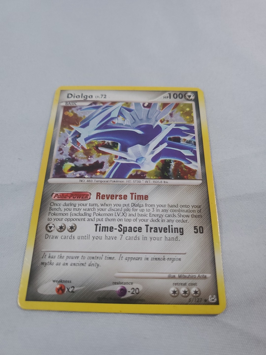 Dialga 5/127  Platinum Pokémon TCG Card 2009 Edition