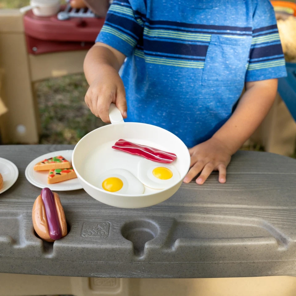 Step2 All Around Playtime Patio - Casa de juegos al aire libre con dosel para niños pequeños - NUEVO Foto 4 de 4