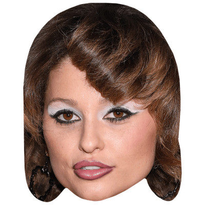 Danielle Lanza (Make Up) Großer Kopf. Größer als das Leben Maske.