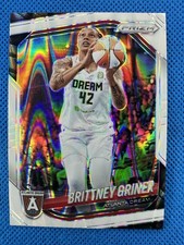 2025 #46 Brittney Griner Panini Prizm WNBA White Seismic Prizm Dream