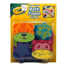 24126 - Mix and Match Bath Foam Animals Fun Bath Toy for Children BA-28 