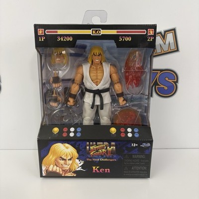 Jada Toys Ultra Street Fighter II Ken Player 2 Action Figure ''EE Exclusive''