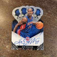 2012-13 Panini Preferred Crown Royale Silver Autograph Kim English Auto RC /99