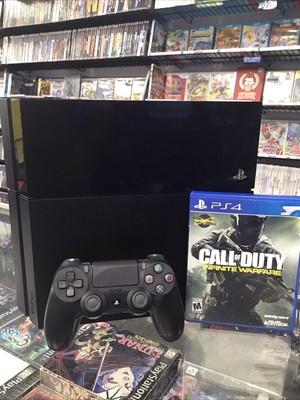 Sony PlayStation 4 PS4 500GB Console System Tested With Controller Cod Infinite