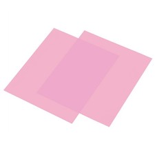 Gel Light Filter Pink Transparent Lighting Gel Filter 16x20 Inch Pack of 2
