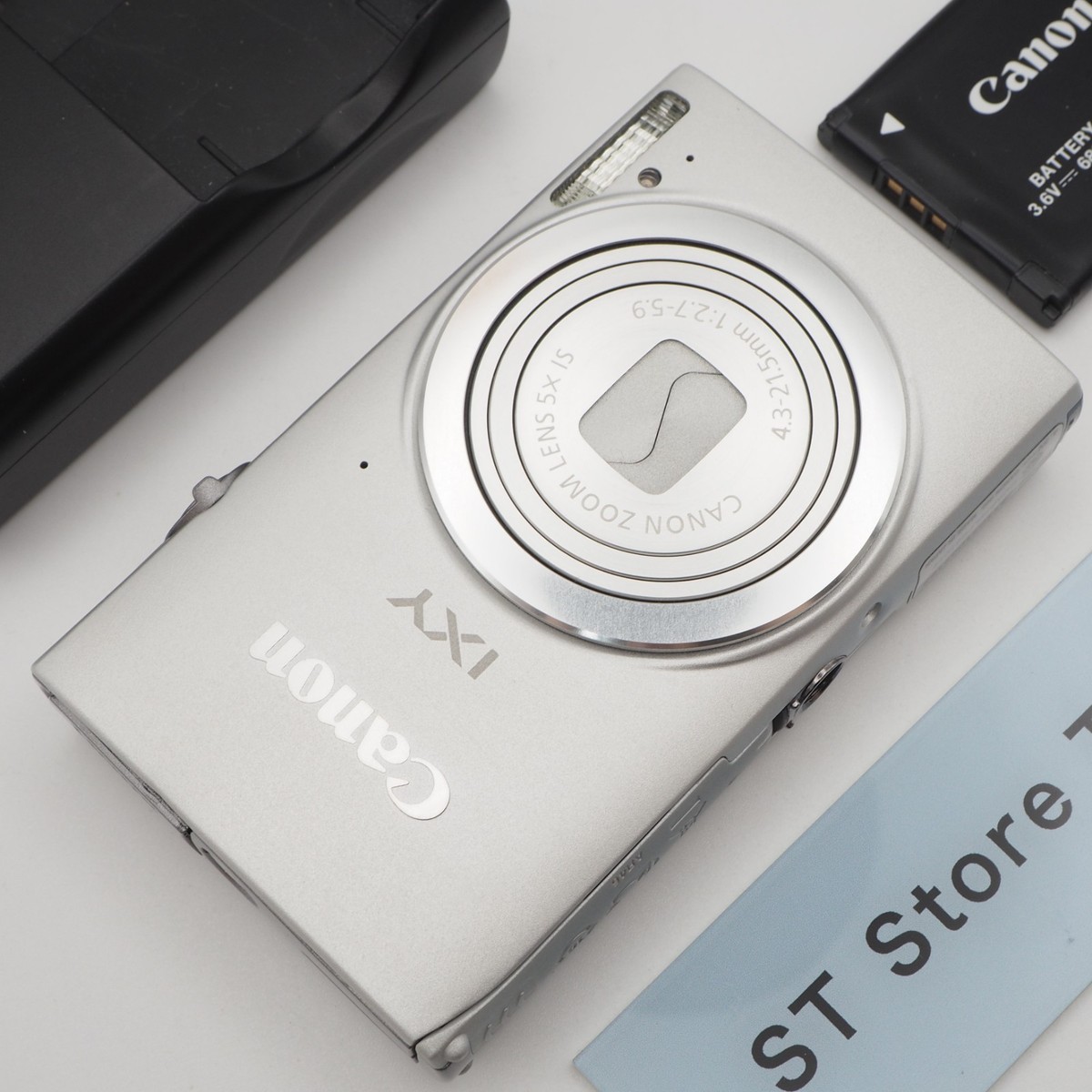 Near Mint] Canon IXY 430F / IXUS 245 HS 16.1MP Silver w/Charger