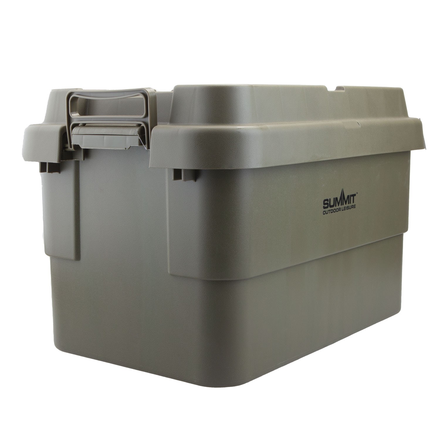 Caja de Almacenamiento 50L Asas de Transporte Caja de Camping, Almacenamiento en Seco Verde 36 x 39 x 59 cm