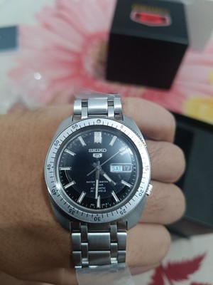 Seiko 5 Sports SRPL93K1 Gene Kranz Heritage Limited Edition Automatic Black Dial