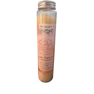 Friends TV Show Bath Salts Golden Raspberry & Honeysuckle Scent Pink 12.69 oz