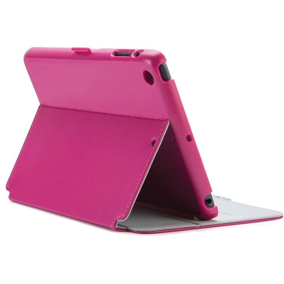 Speck StyleFolio Kickstand Case for iPad Mini 1/2/3 - Fuchsia Pink/Nickel Grey - Image 3 of 4