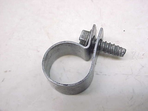 Original balance tube clamp and screw for '64 - '65 Corvette Rochester 7380 FI - Picture 2 of 5