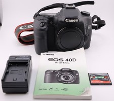 Shutter only 23k 23  Canon EOS 40D 10.1MP Digital SLR DSLR Camera with CF card