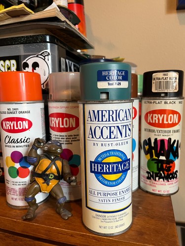 Rustoleum Vintage Spray Can. 1. American Accents TEAL 7929