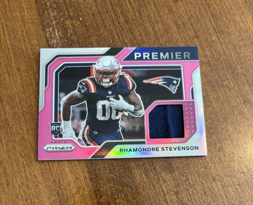 Rhamondre 2021 Prizm Premier Rookie Pink Jersey PJ-29 Patriots Sooners RC - Picture 1 of 2