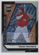 2021 Panini Elite Extra Edition Signatures Izaac Pacheco #39 Auto 4f5