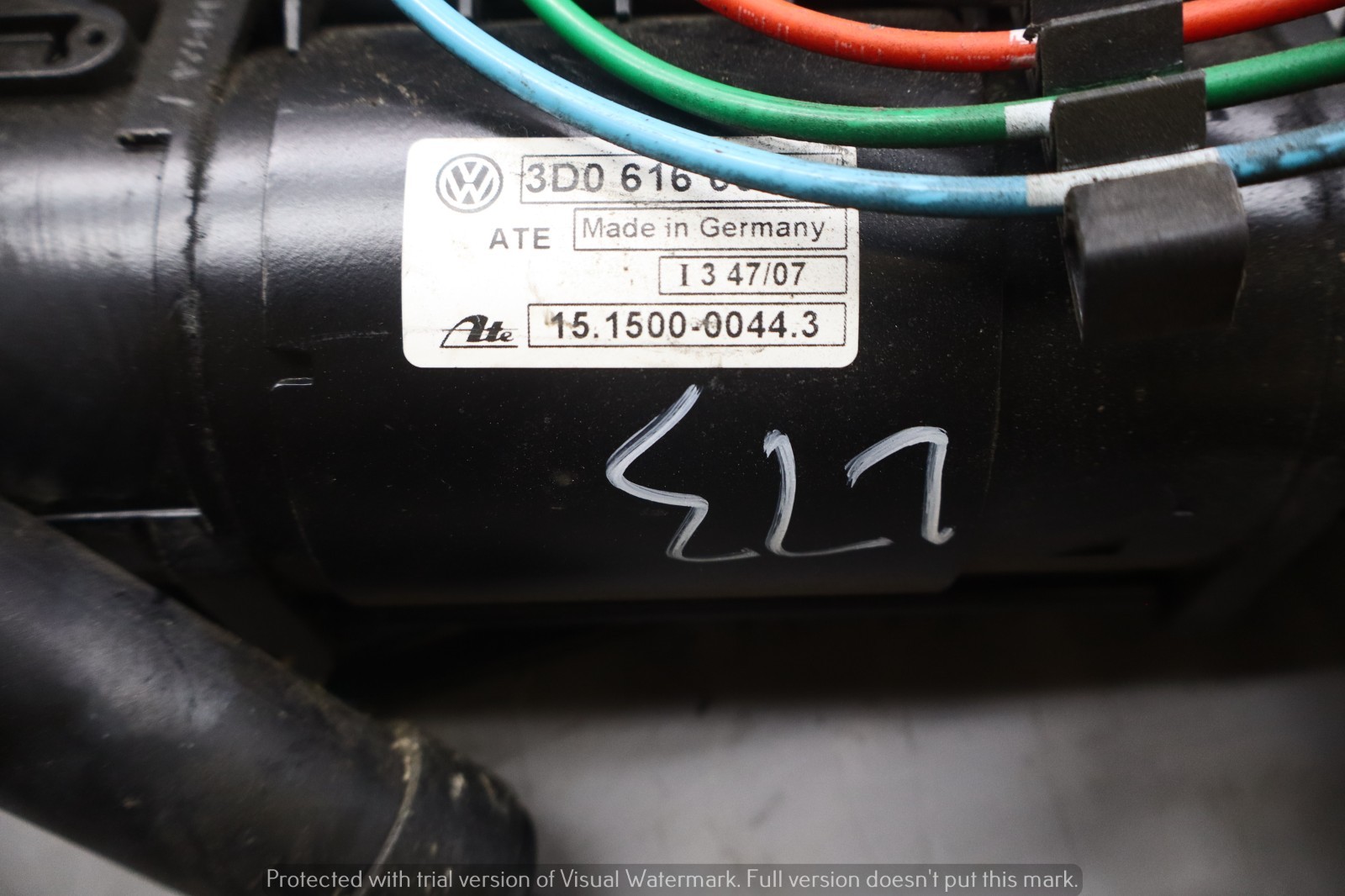 Bentley Continental GT 2003-2018 Air suspension compressor P/N 3D0616005L