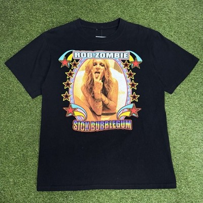 Rob Zombie Shirt 2010 Sick Bubblegum Tour Dates 19.5x26.5