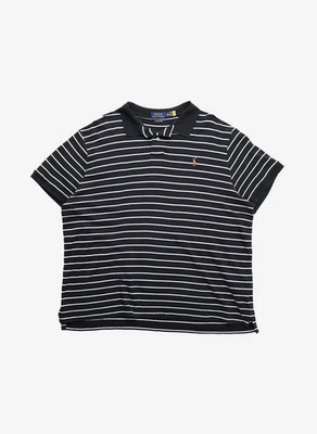 Polo Ralph Lauren Poloshirt schwarz gestreift Gr. XL - Bild 1 von 4