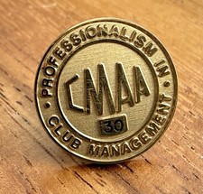 Vintage CMAA 30 Year Membership Award Pin 1/10 10K Gold Filled Collectible