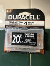 Duracell 312 Hearing Aid Batteries, 16-Pack