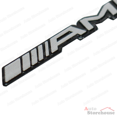 2x AMG Badge for Steering Wheel or Speaker - Small Metal Chrome Car Emblem - Picture 4 of 7