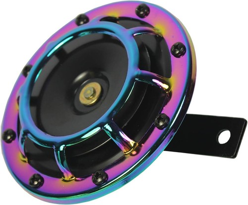 12V Neo Electrc Compact Car Horn Super Loud Blast Tone Grll Mount