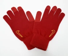 Nike Knitted Tech Gloves 2.0 Unisex Adult L/XL Cinnabar/Yellow Ochre