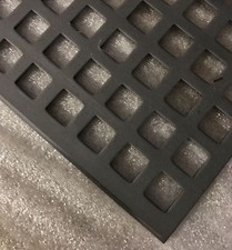 Generisch Lochplatte Aus Metall, Dekorative Metallgitter, Lochblech Aus Edelstahl 304, Metallblech Mit 8 Mm Durchmesser Und Krawattenhandschuhen(66x900cm
