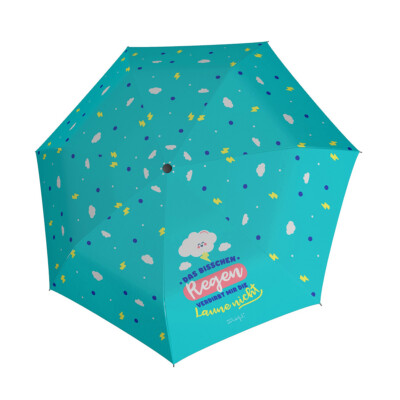 Doppler Mini Happy Clouds Kinder Schultaschenschirm Regenschirm Kinderschirm