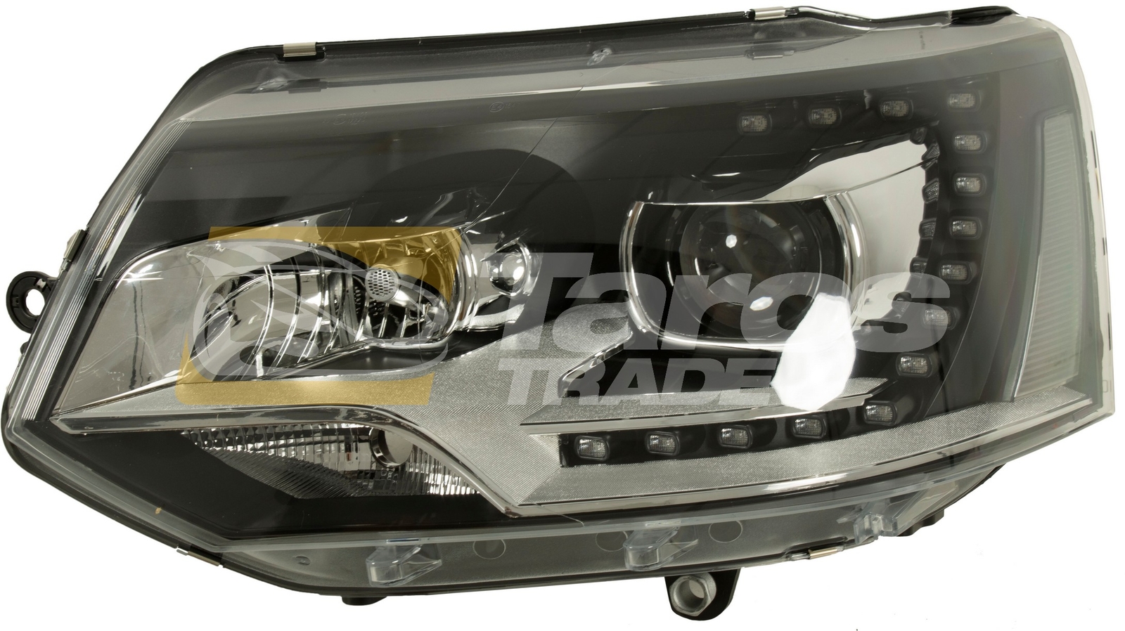 Phare avant gauche pour Volkswagen T5 Transporter et Caravelle 2011-2015