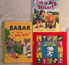 HARDCOVER BOOKS, (Lot of 3), Lg Picture Books. Like New/Very Good Condition.