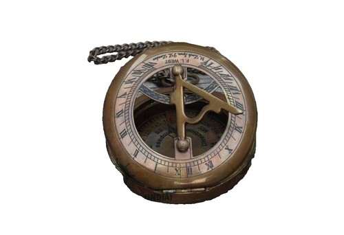 Vintage Brass Compass Kelvin & Hughes London 1917 Compass Marine