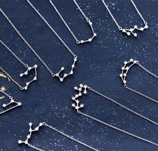 Star Sign Necklace, Zodiac Necklace, Astrology Necklace, Horoscope Necklace