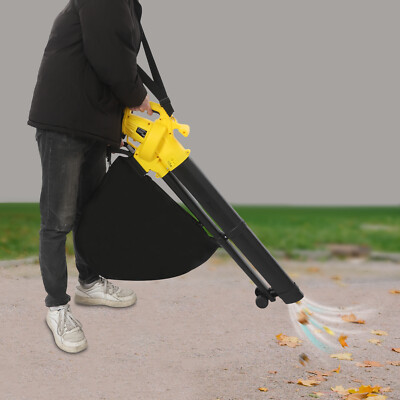 #ad Leaf Blower Mulcher Vacuum Yard Tool Outdoor Leaves Collection Corded Electric $92.12