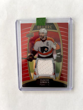 2019-20 Claude Giroux UD Allure Red Rainbow Jersey Patch White Rare Flyers